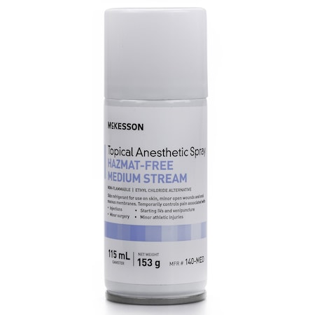 Mckesson Pain Relief Pentafluoropropane/Tetrafluoroethane Spray, 115 mL 140-MED